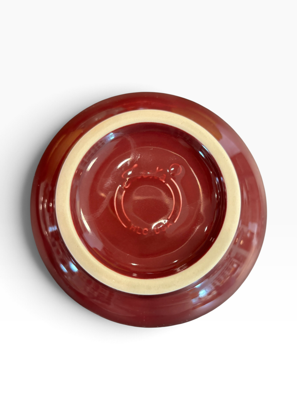Fiesta Claret Medium Footed Bowl 6" Rice Bowl