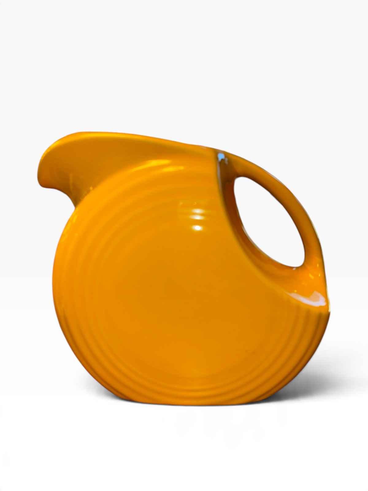 Fiesta Daffodil Large Disk Disc Pitcher 67 oz
