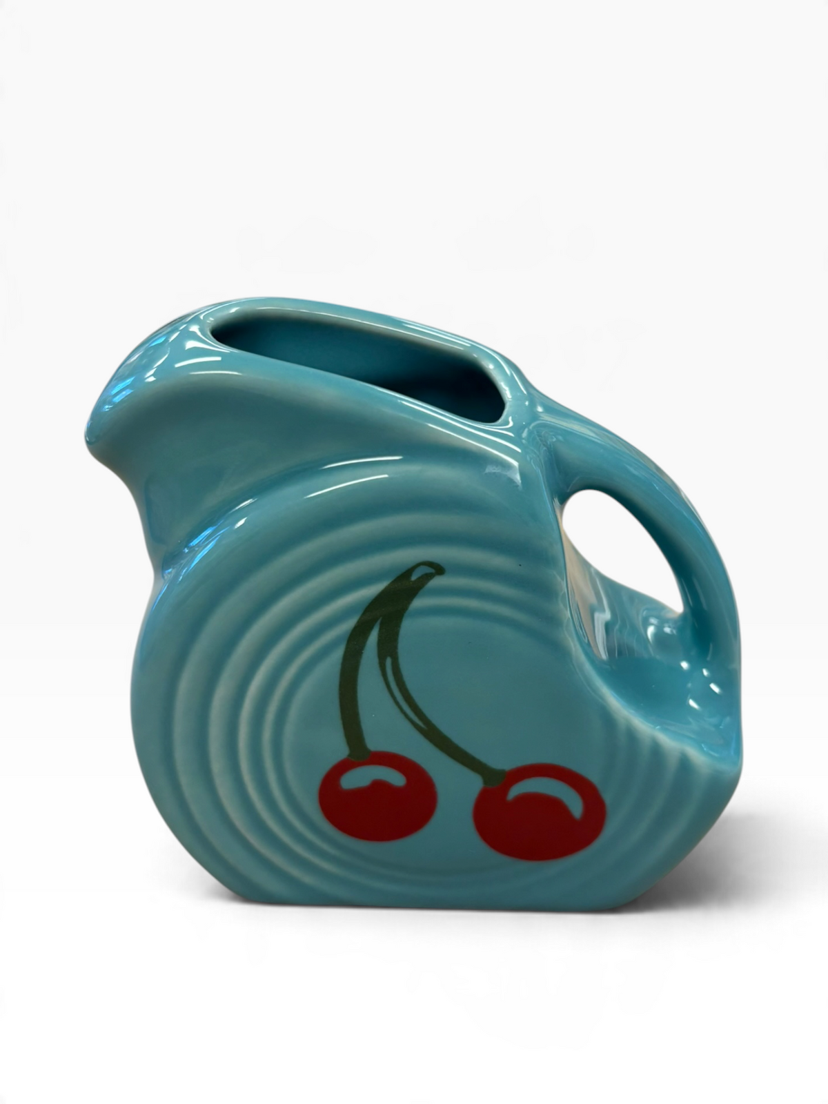 Fiesta HLCCA Cherries on Turquoise Mini Disc HLCCA