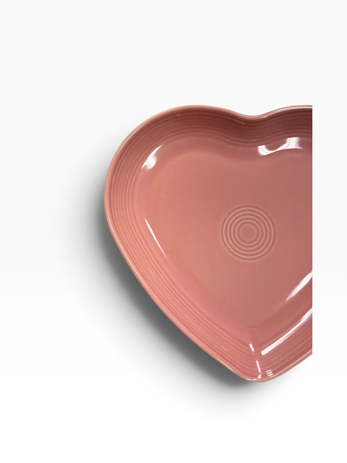 Fiesta Peony Heart Plate Heart Shaped Plate 9"