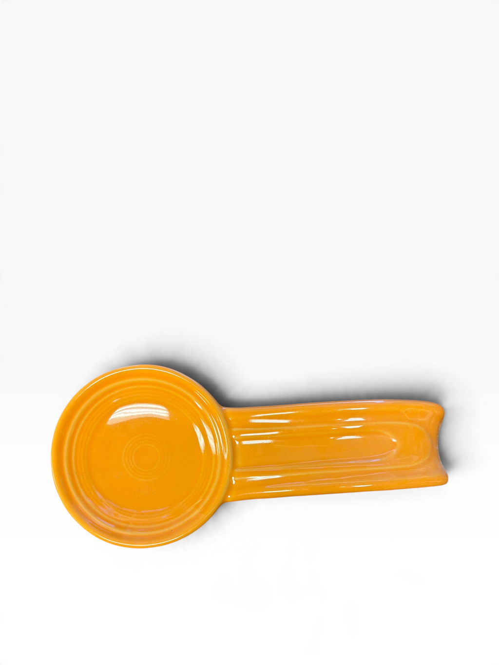 Fiesta Tangerine Spoon Rest Old Style