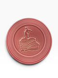 Fiesta Rose Dancing Lady Trivet 6" Retired Hot Plate