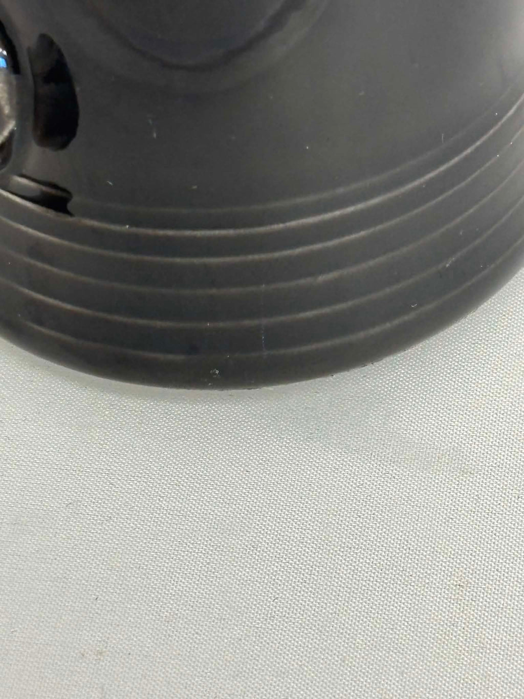 Fiesta Black Stick Handle Demitasse AD Cup & Saucer