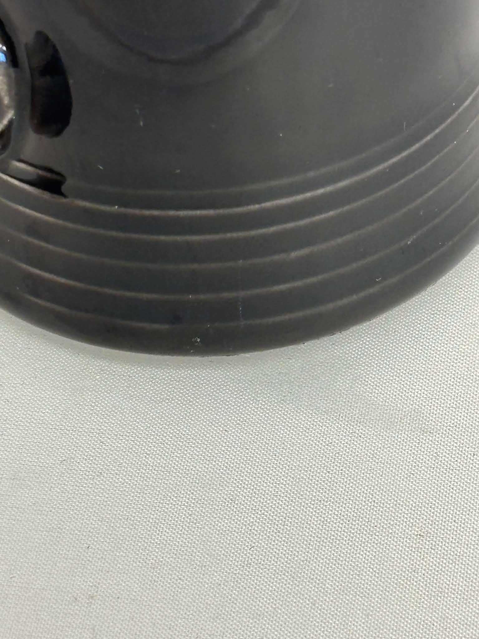 Fiesta Black Stick Handle Demitasse AD Cup & Saucer