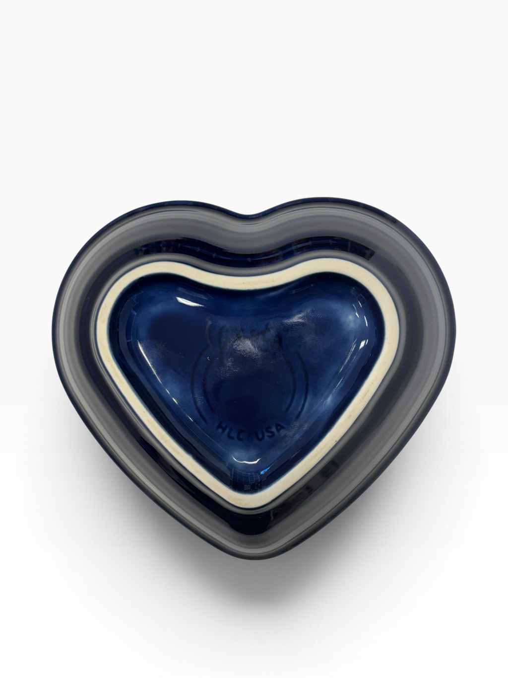 Fiesta Cobalt Small Heart Bowl 6" 9 oz.