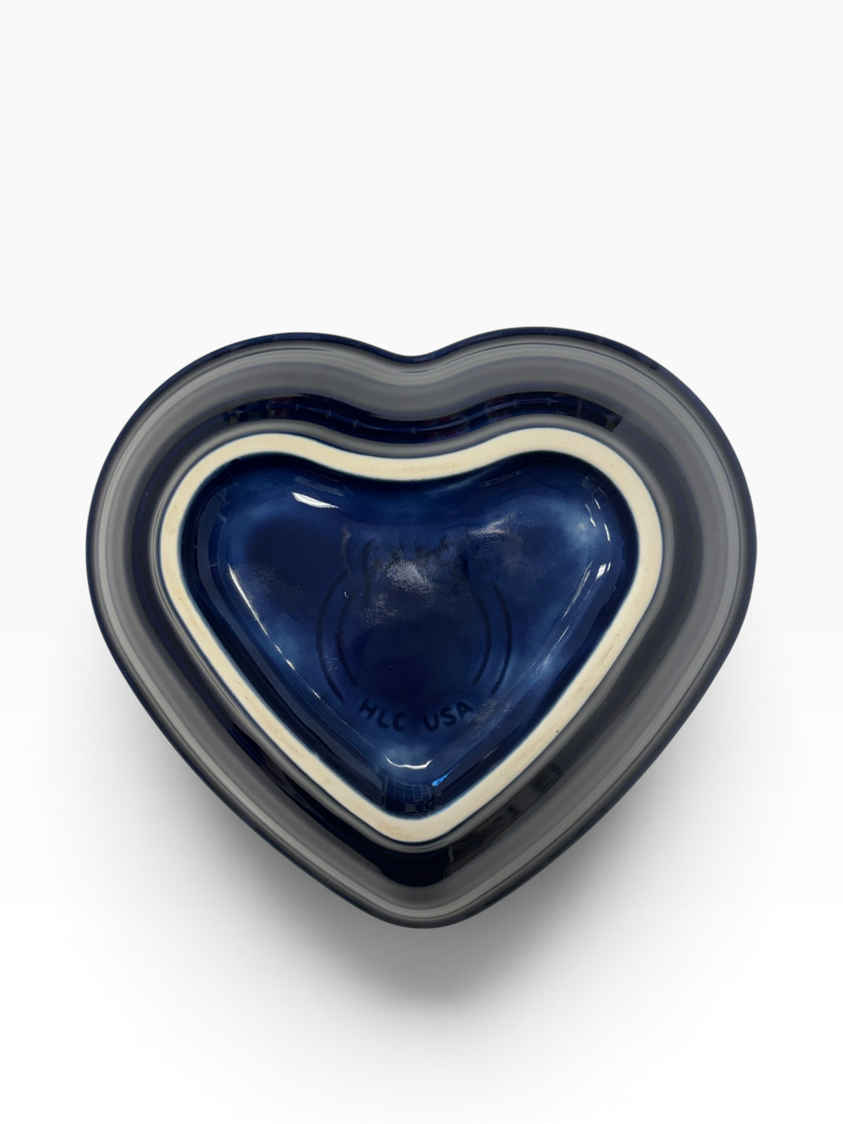 Fiesta Cobalt Small Heart Bowl 6" 9 oz.