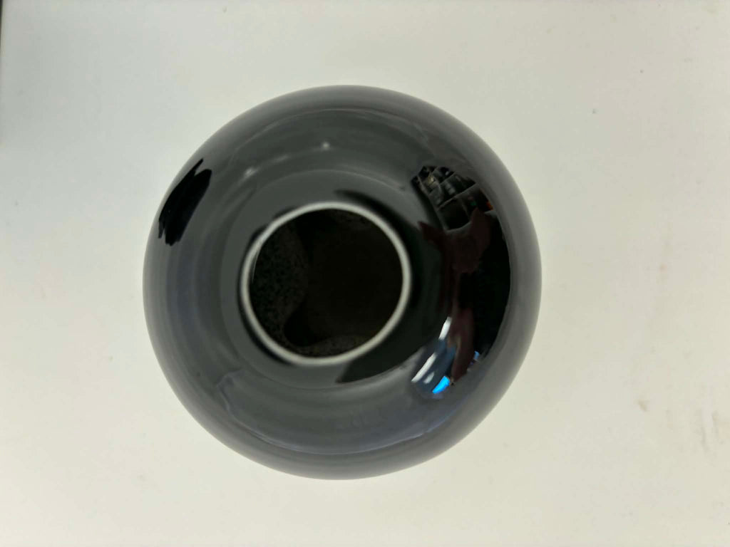 Fiesta Black Round Bulb Candle Holder Pair