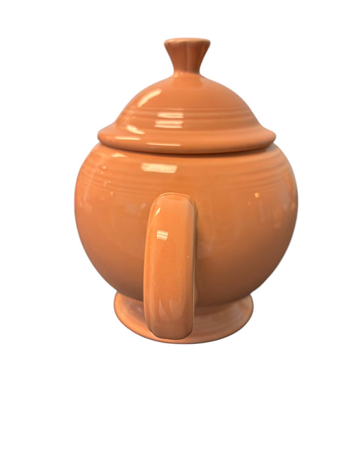 Fiesta Apricot 5 Cup Covered Teapot - Ring Handle