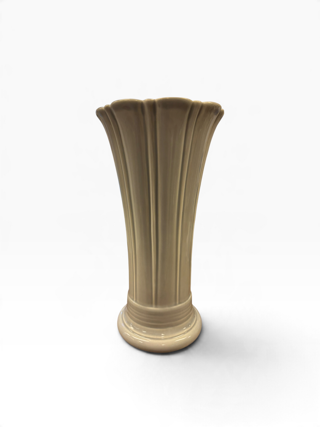 Fiesta Pearl Gray Medium 9 5/8" Vase Medium Flared Vase