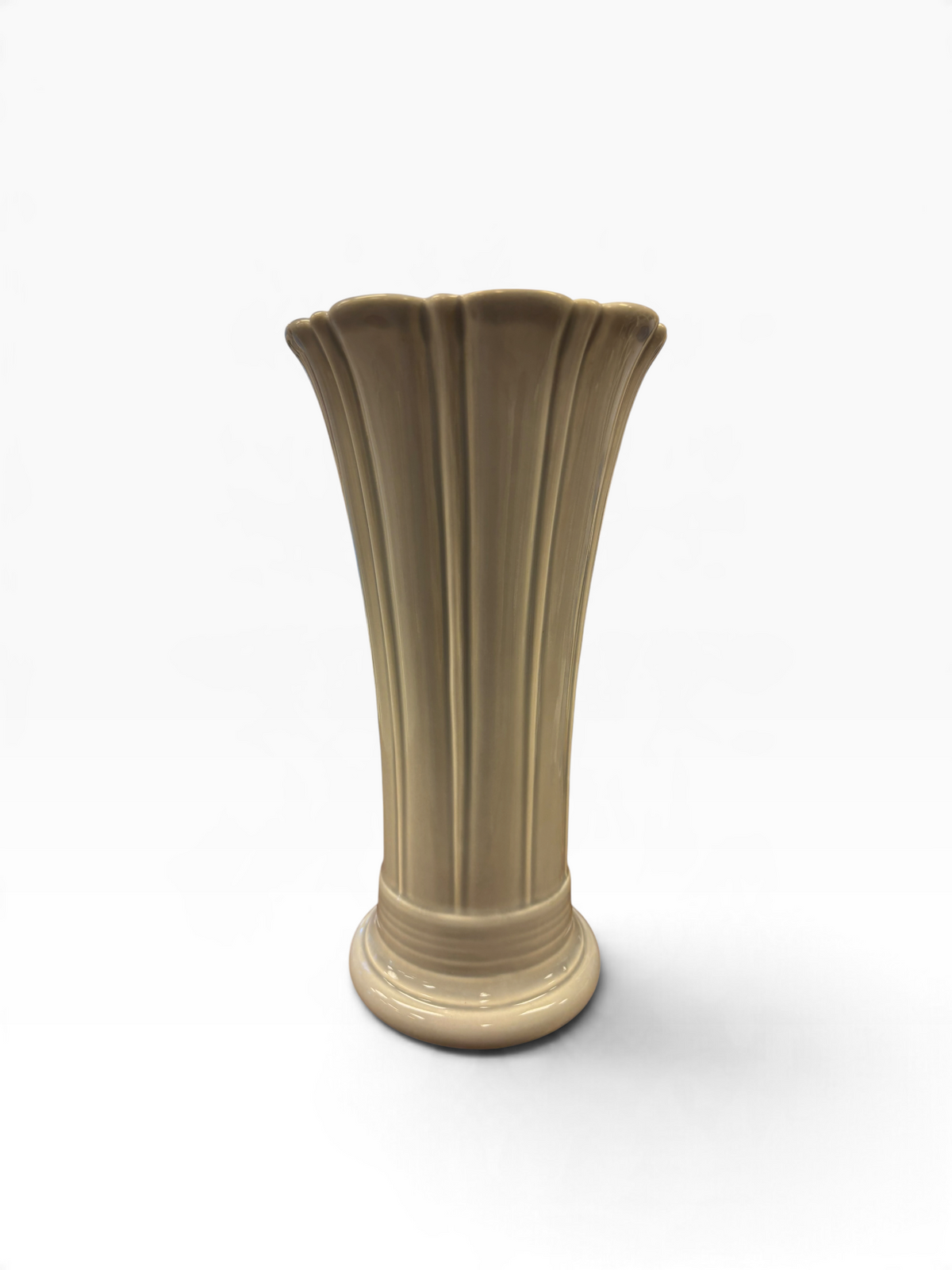 Fiesta Pearl Gray Medium 9 5/8" Vase Medium Flared Vase