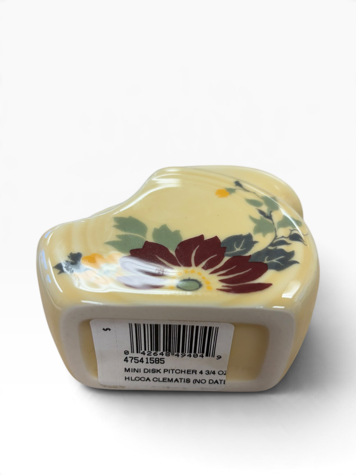 Fiesta HLCCA Clematis on Ivory Mini Disc Mini Disk HLCCA