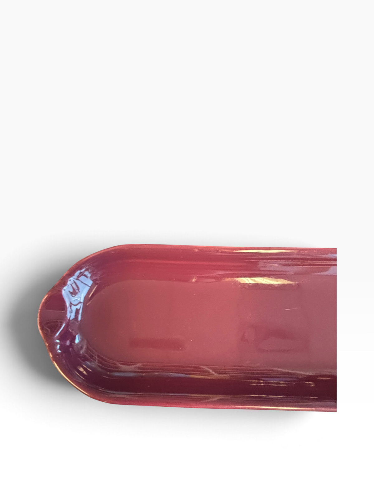 Fiesta Claret Relish Utility Tray Corn on the Cob Corn Relish Tray