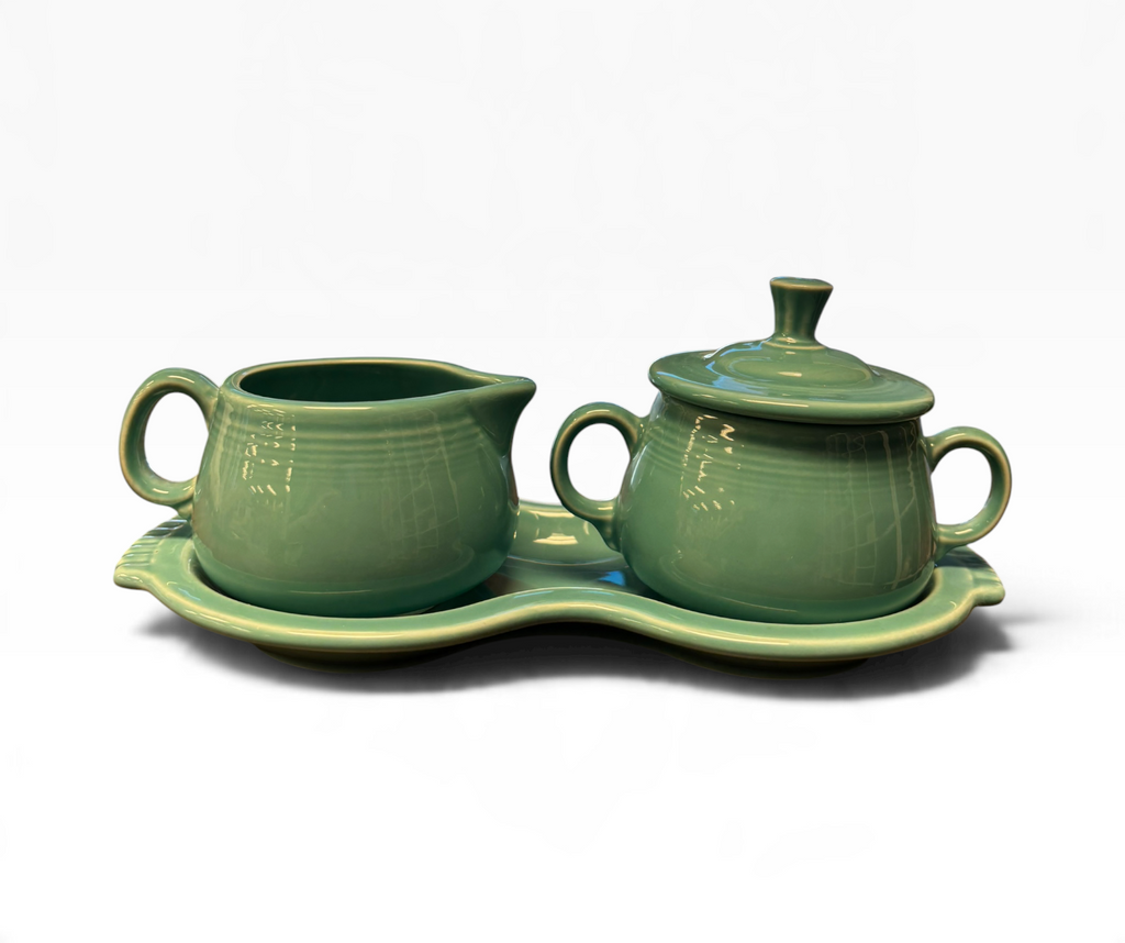 Fiesta Turquoise Sugar & Cream Tray Set