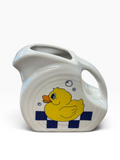 Fiesta Just Ducky on White Mini Disc Rubber Ducky