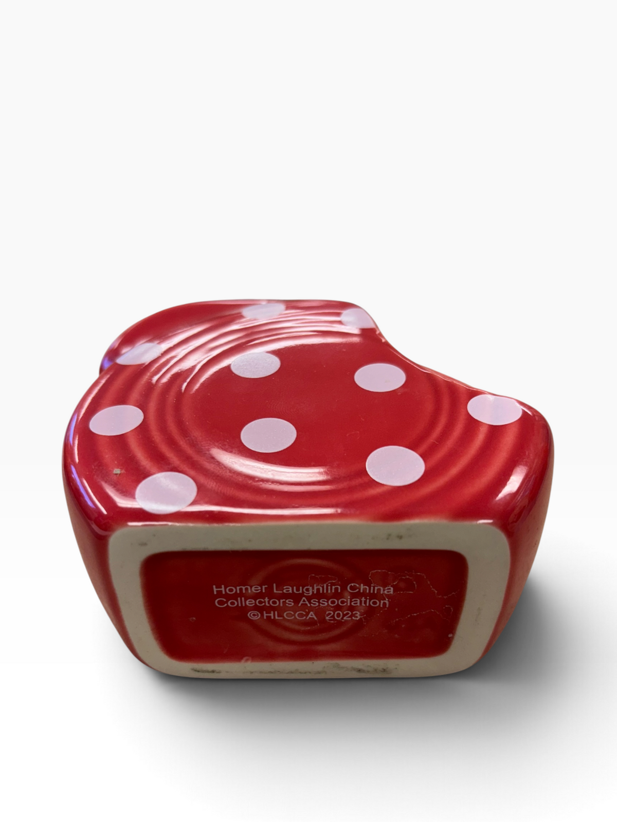 Fiesta HLCCA 2023 White Dots on Scarlet Mini Disc Mini Disk HLCCA Conference