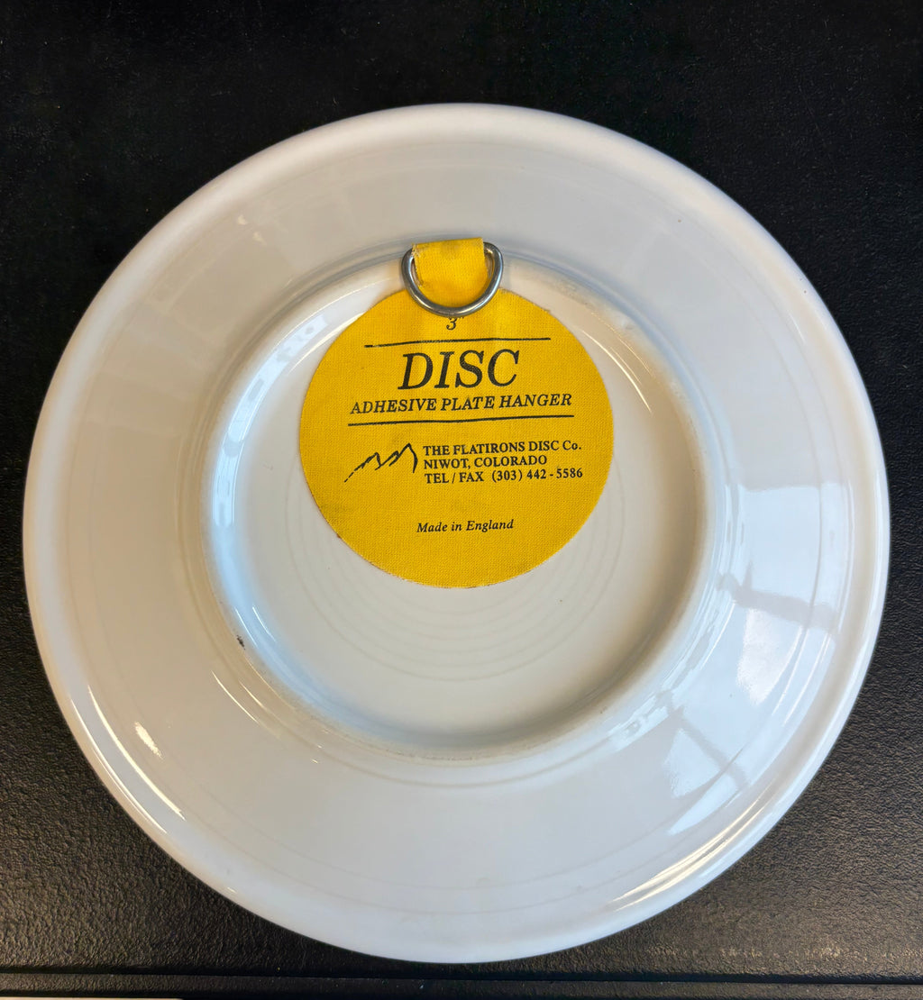 Fiesta Have Your Cake and Eat It, Too Luncheon Plate 9" on White with Red Rim