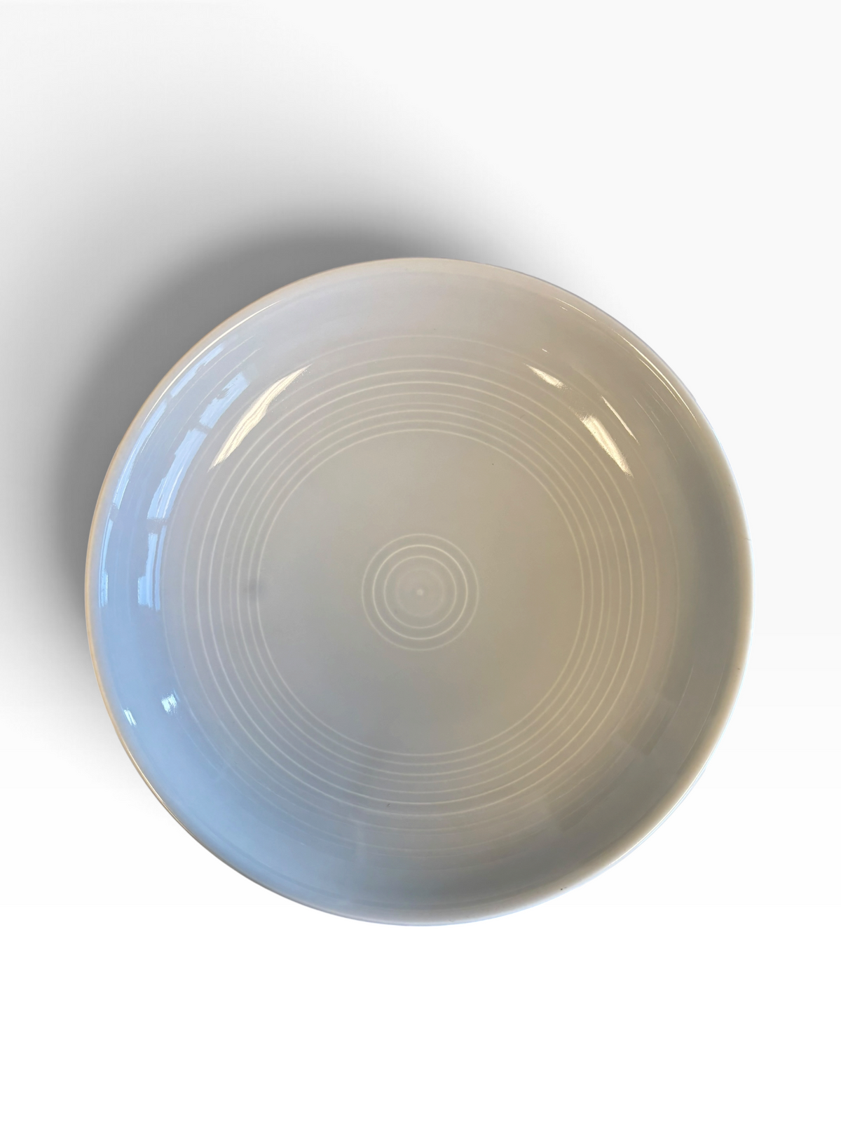 Fiesta Pearl Gray Presentation Bowl NIB 11.5"