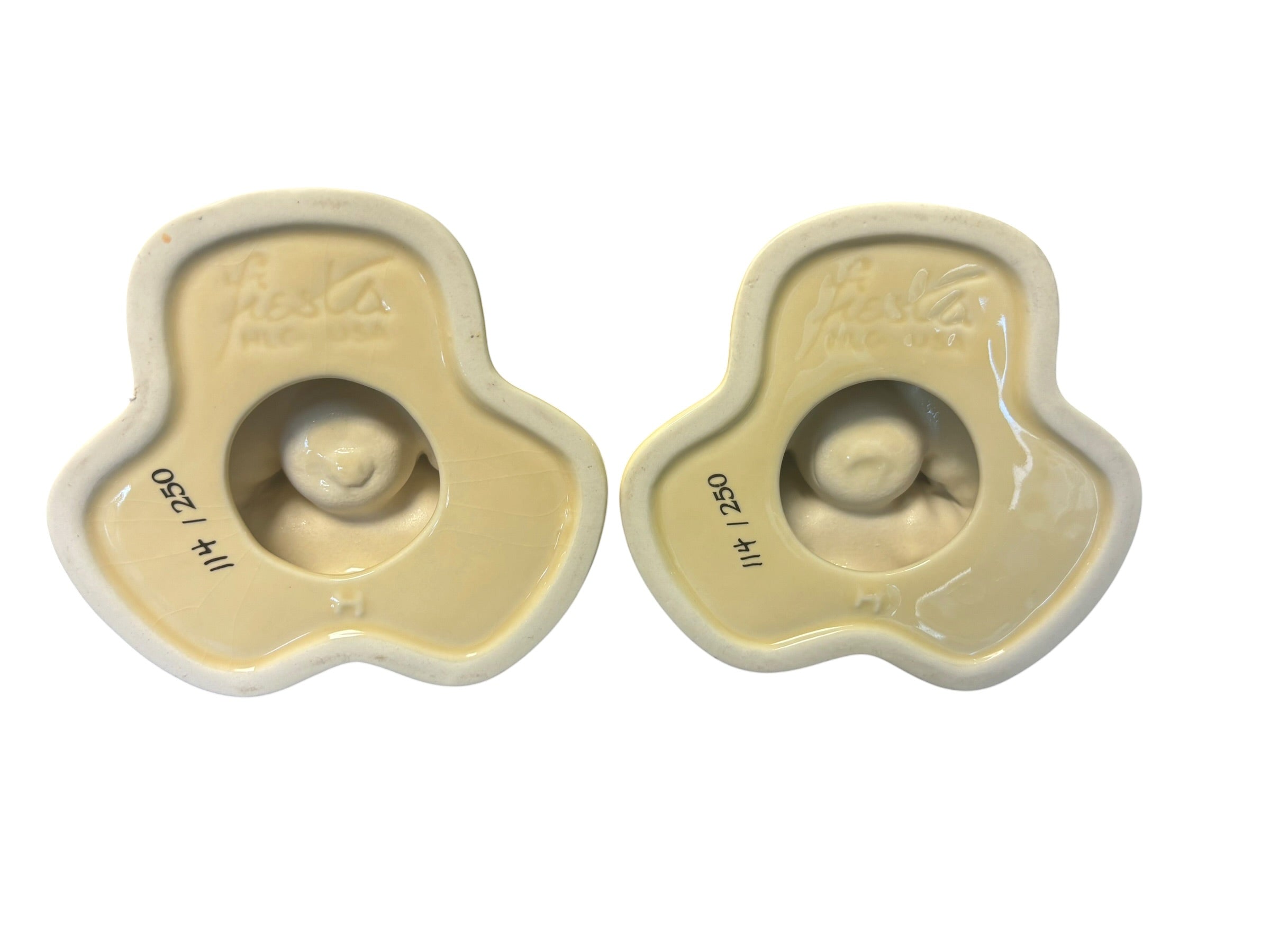 Fiesta Ivory Pyramid Candle Holder Pair 114/250
