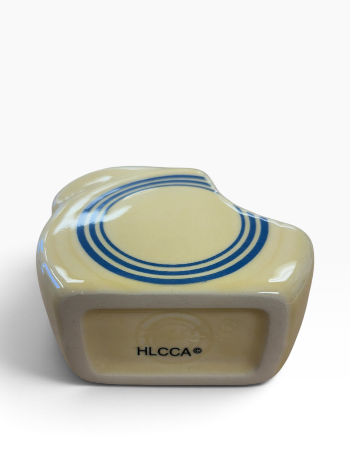 Fiesta HLCCA Blue Stripe on Ivory Mini Disc HLCCA