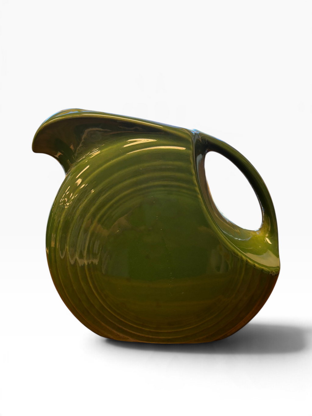 Fiesta Jade Large Disk Disc Pitcher 67 oz NWT