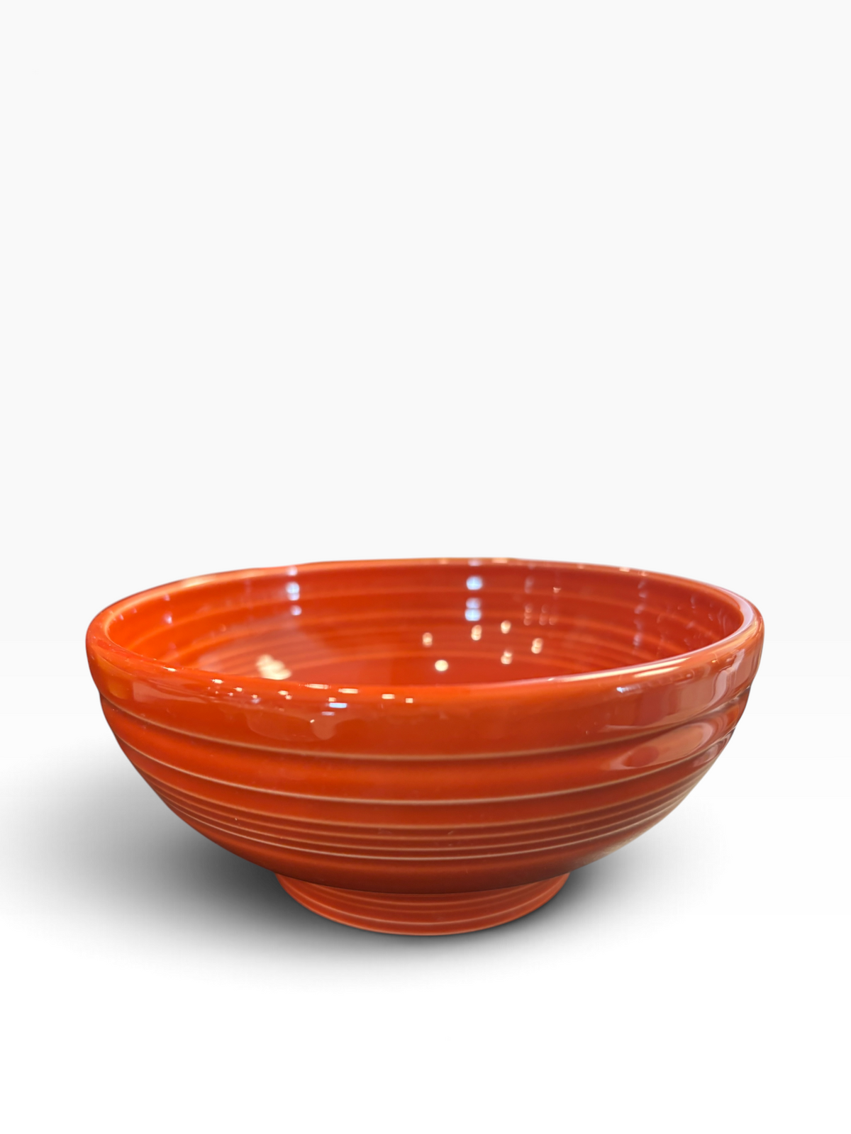 Fiesta Paprika Medium Footed Bowl 6" Rice Bowl
