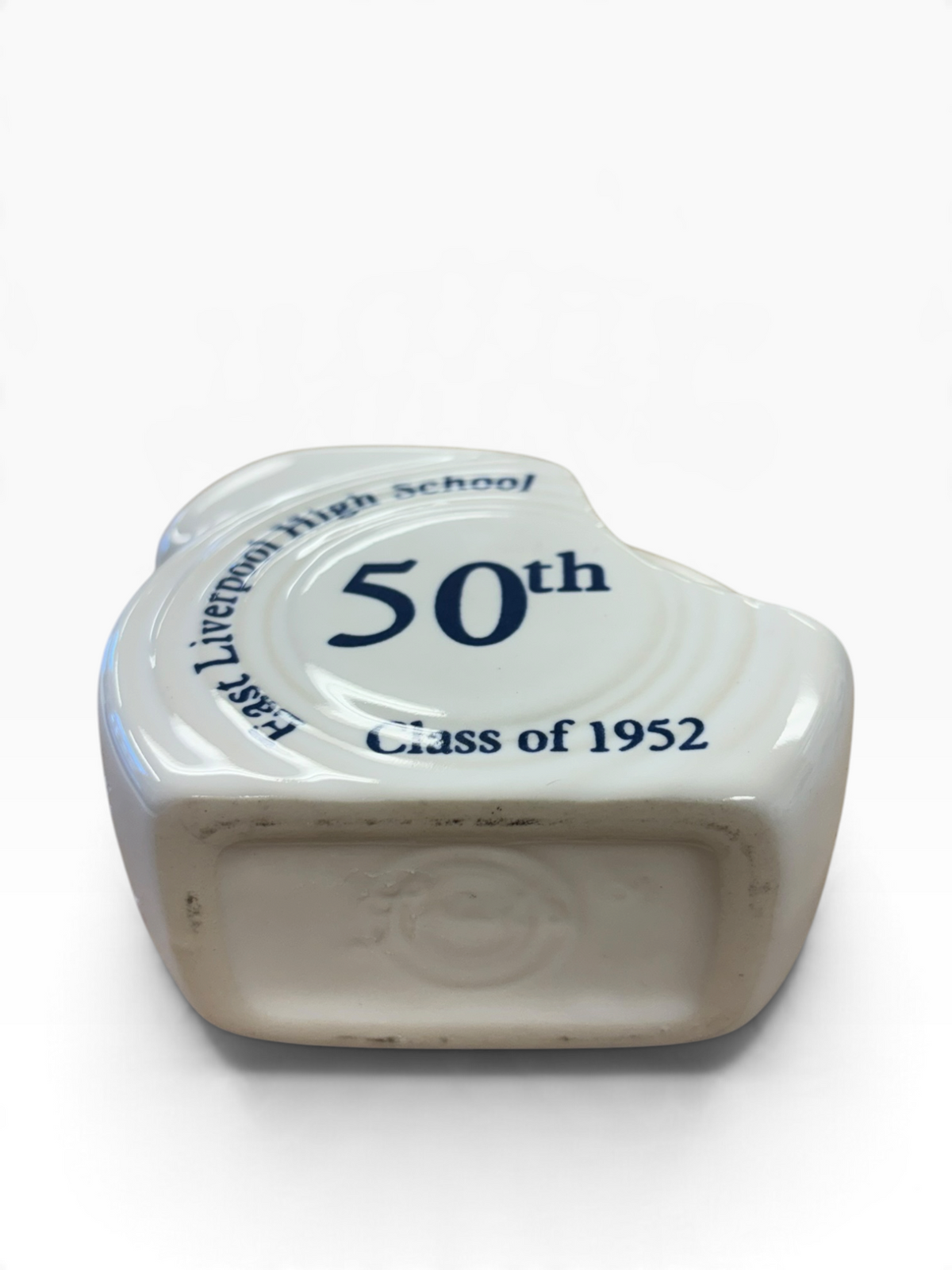 Fiesta East Liverpool High School 50th Reunion Class of 1952 Mini Disc on White
