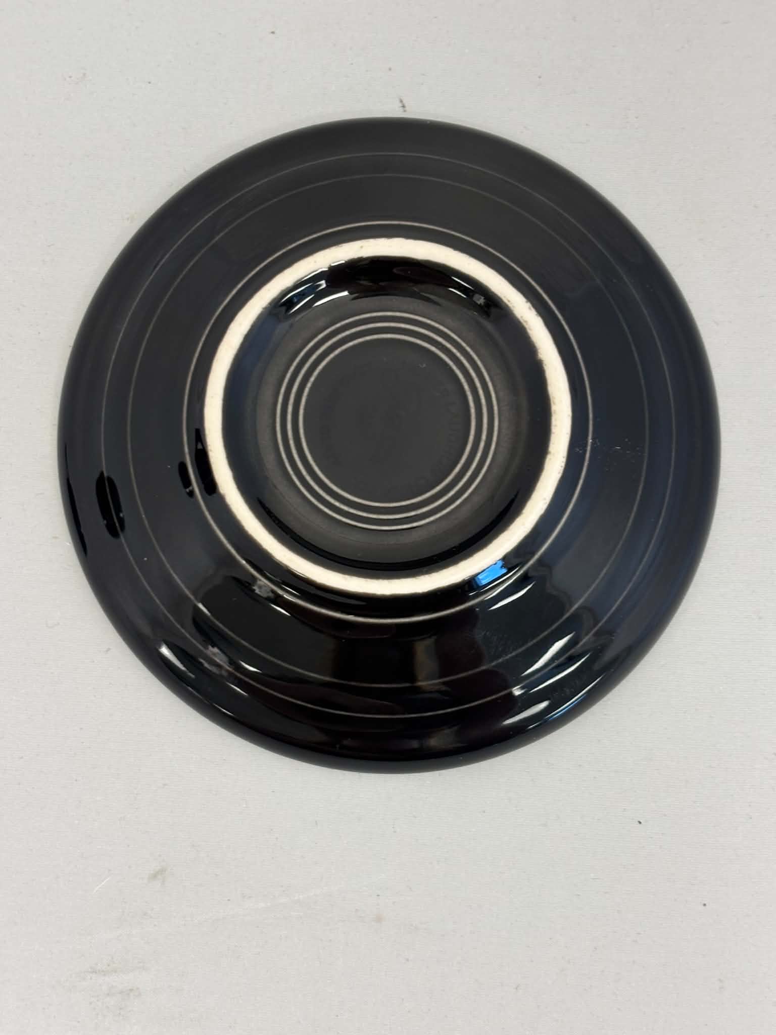 Fiesta Black Stick Handle Demitasse AD Cup & Saucer