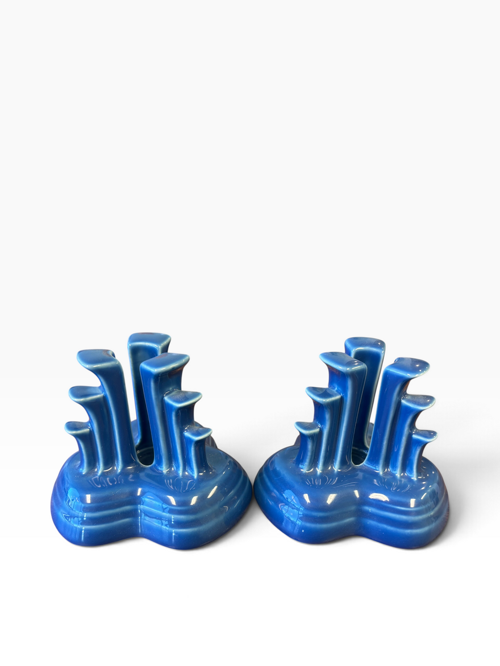 Fiesta Lapis Pyramid Candle Holder Pair 148/600