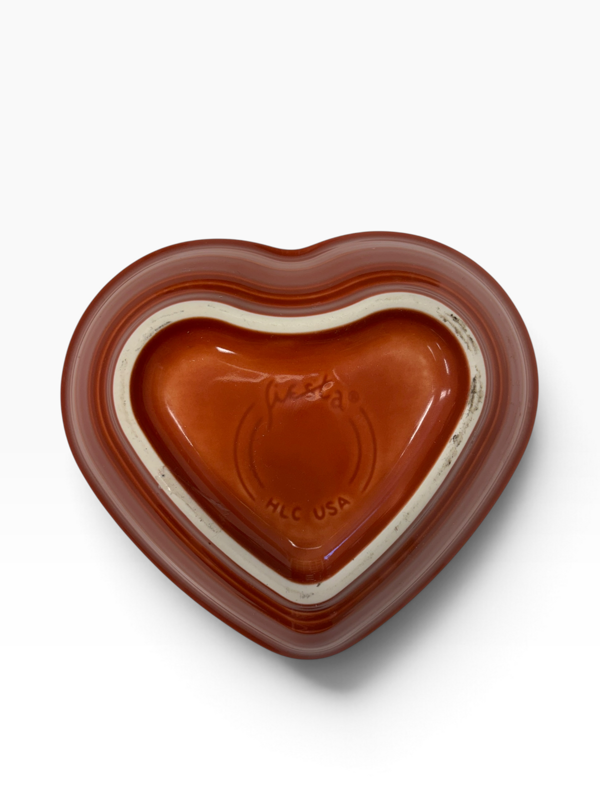 Fiesta Paprika Small Heart Bowl 6" 9 oz.