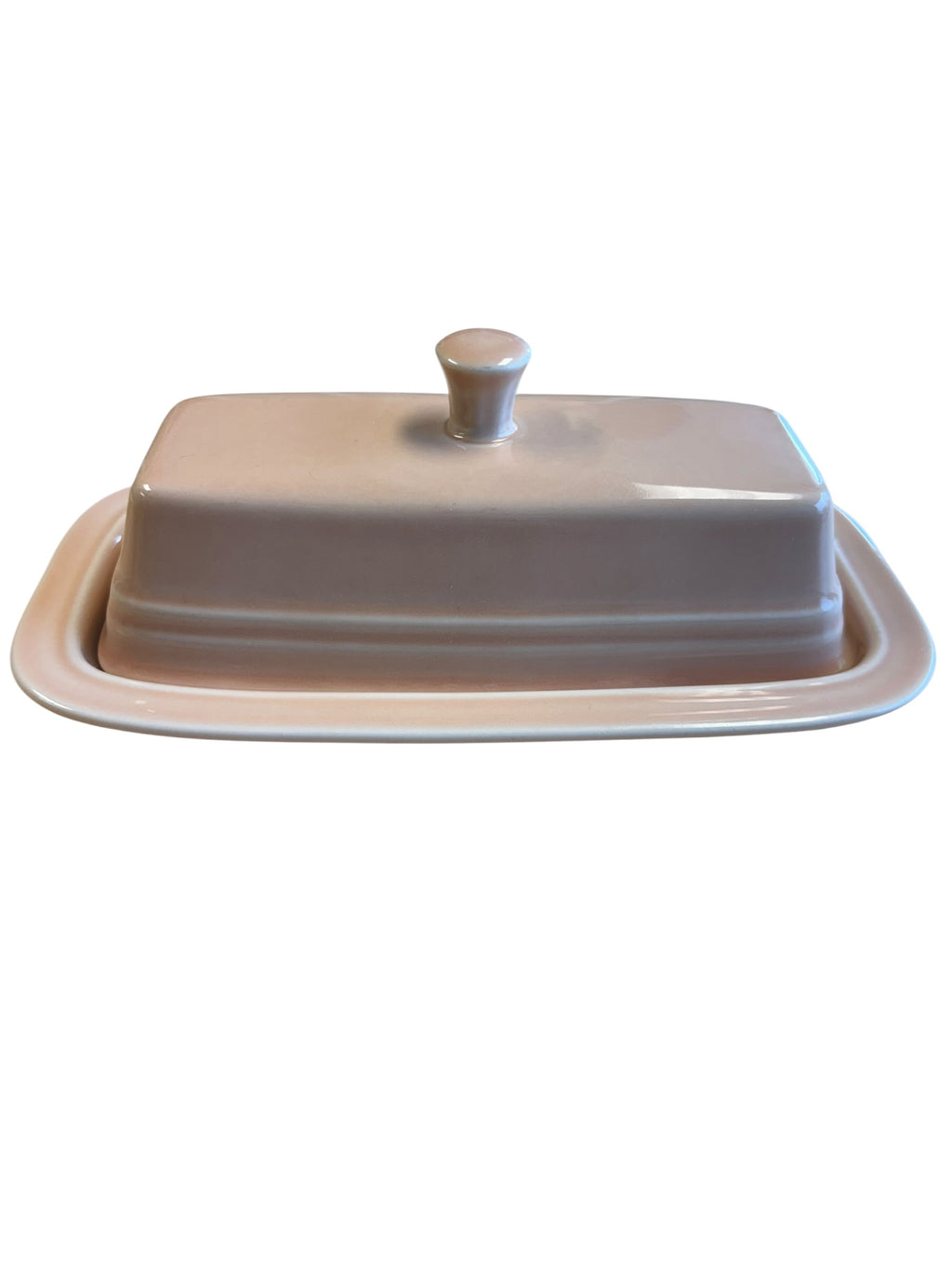 Fiesta Apricot Covered Butter Dish Small