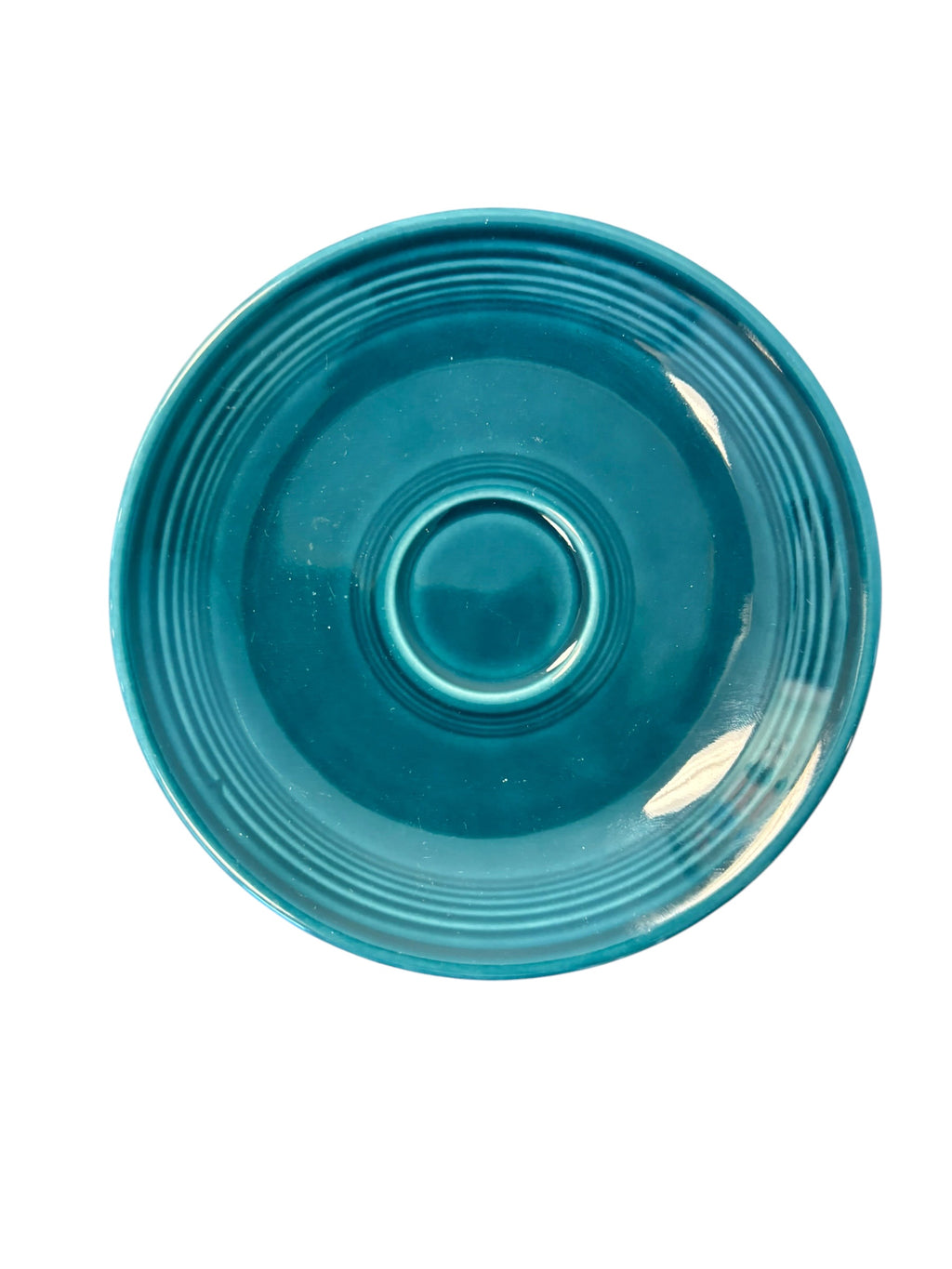 This is a Fiesta Fiestaware After Dinner AD Stick Handled Demitasse Demi Cup and Saucer Set in Juniper. lead-free, Post 1986, Retired Color Retired Shape Perfect for Espresso
