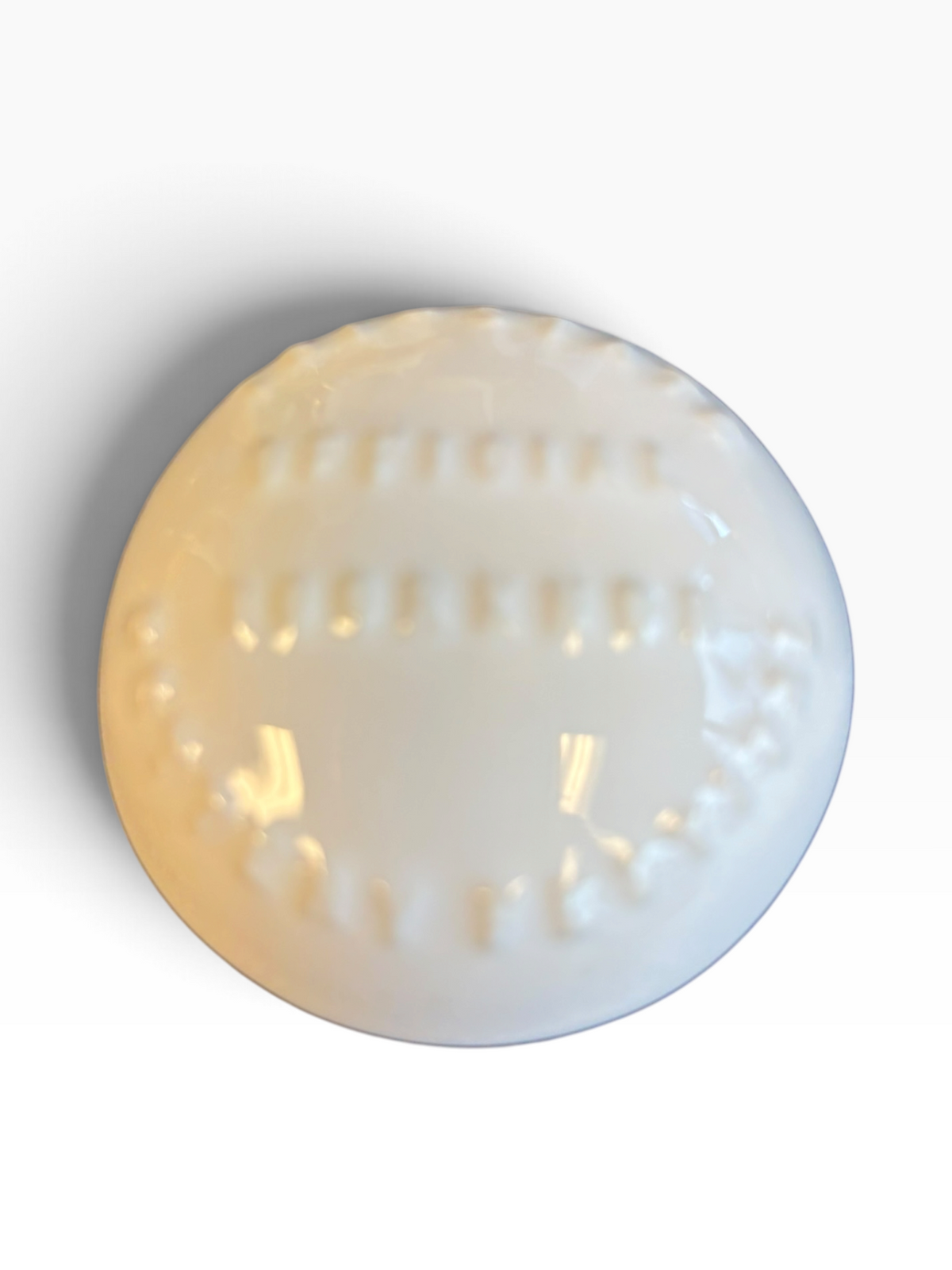 Tri-State Pottery Festival Official Doorknob in Fiesta White | HLC Toss Game