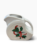 Fiesta Holiday Fiesta Holly and Ribbon on White Mini Disc 1988 Version