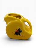 Fiesta Scottie Dog on Daffodil Mini Disc Mini Disk HTF