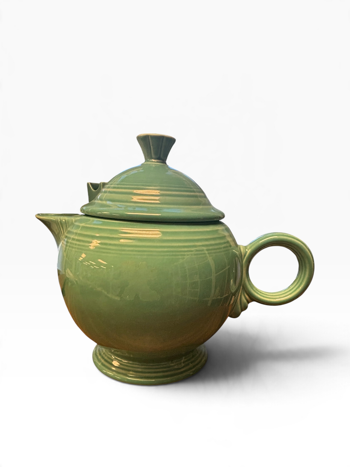 Fiesta Turquoise 5 Cup Covered Teapot - Ring Handle