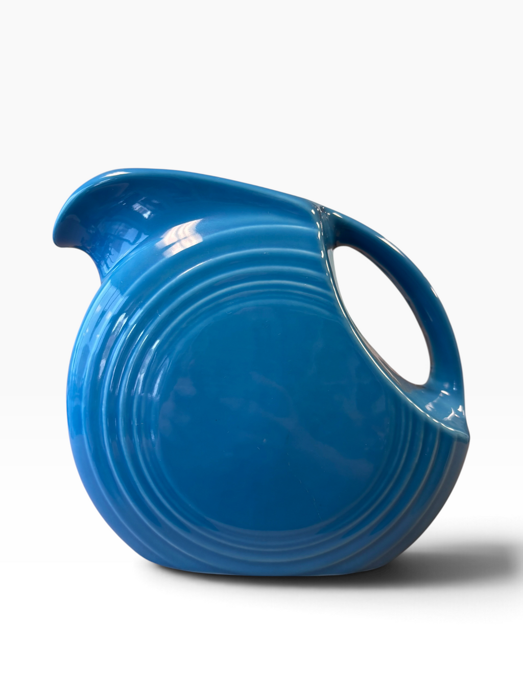 Fiesta Peacock Small Juice Disc Pitcher 28 oz