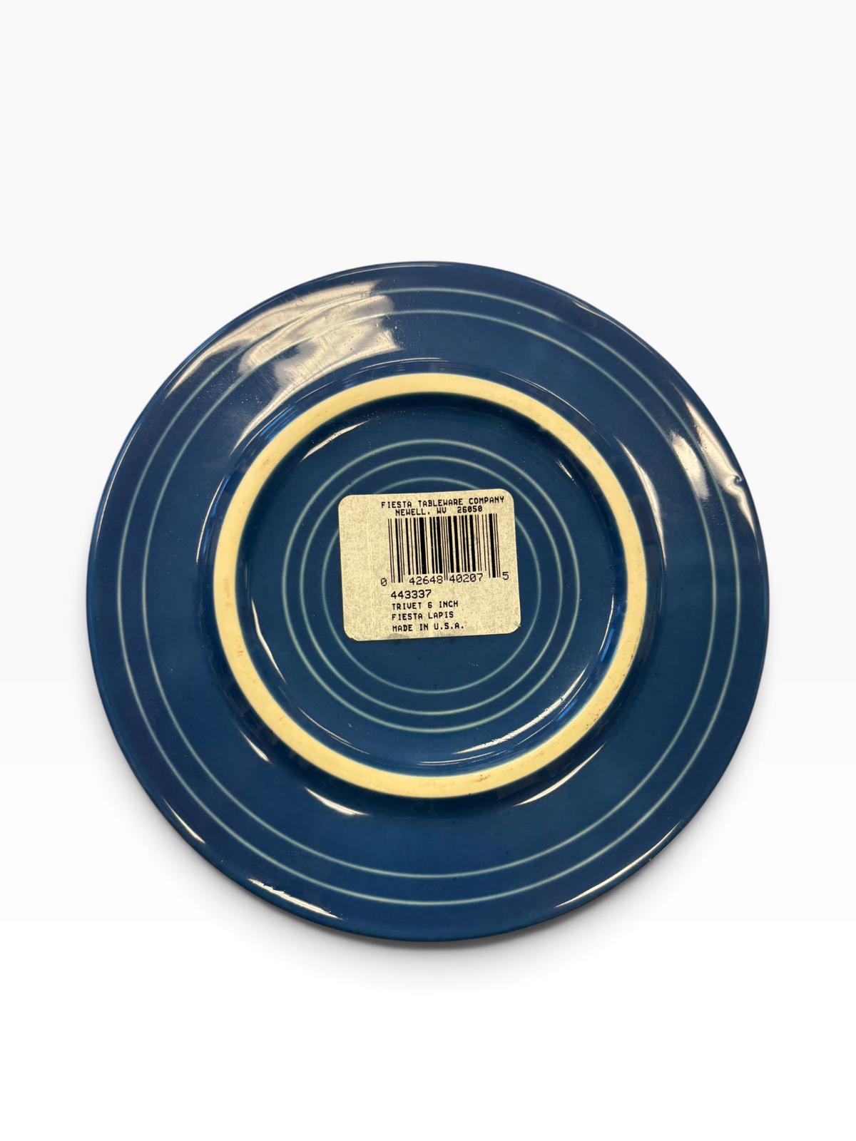Fiesta Lapis Dancing Lady Trivet 6" Retired Hot Plate