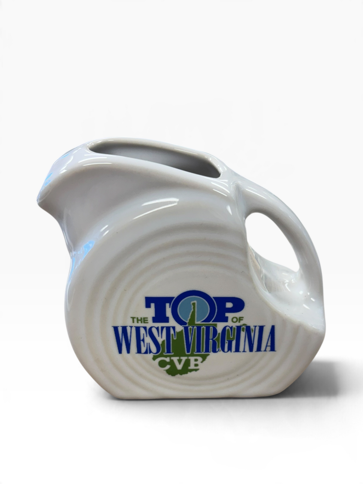 Fiesta The Top of West Virginia on White Mini Disc