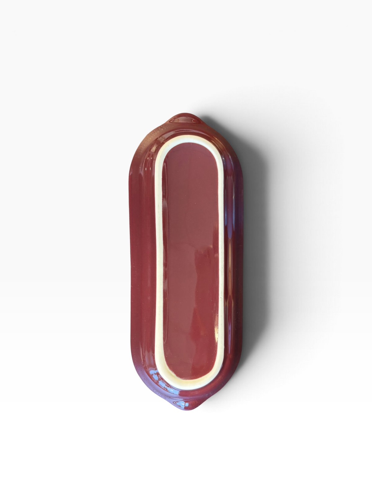 Fiesta Claret Relish Utility Tray Corn on the Cob Corn Relish Tray