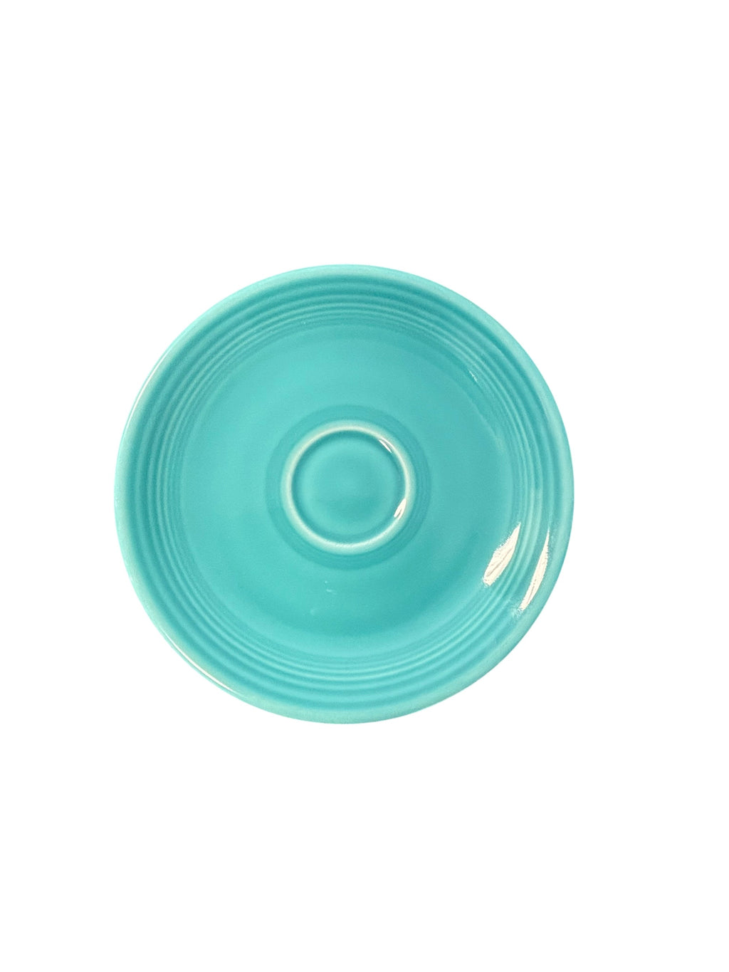 Fiesta Turquoise Stick Handle Demitasse AD Cup & Saucer