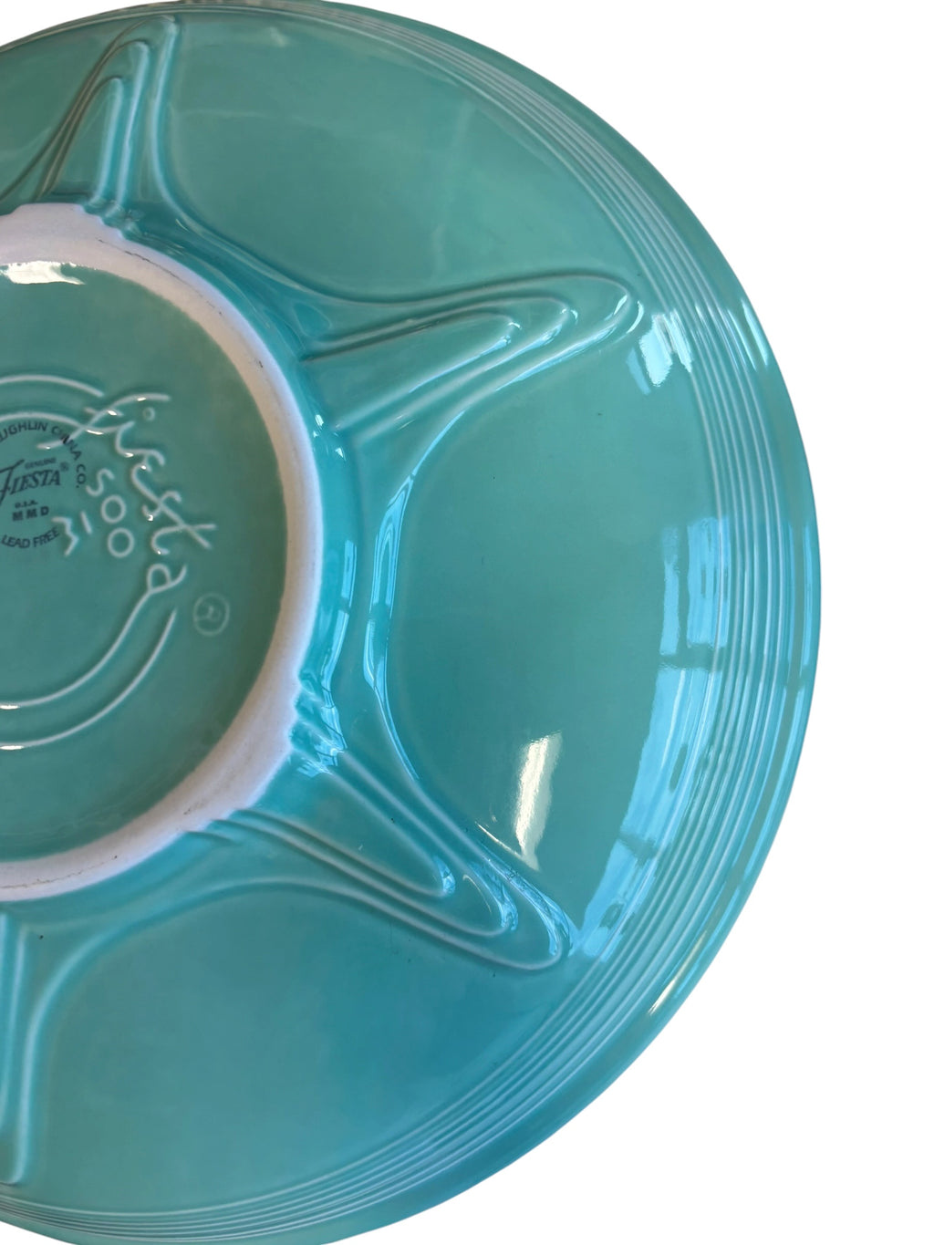 Fiesta Sea Mist Presentation Bowl NIB 11.5"