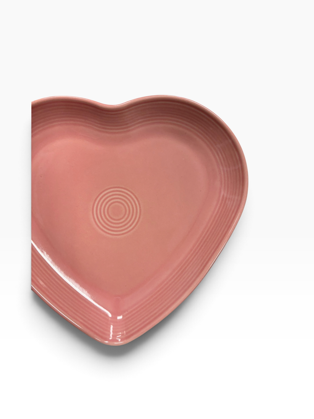 Fiesta Peony Heart Plate Heart Shaped Plate 9"