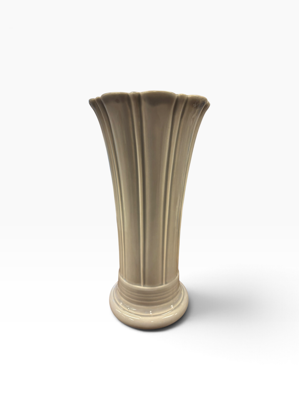 Fiesta Pearl Gray Medium 9 5/8" Vase Medium Flared Vase