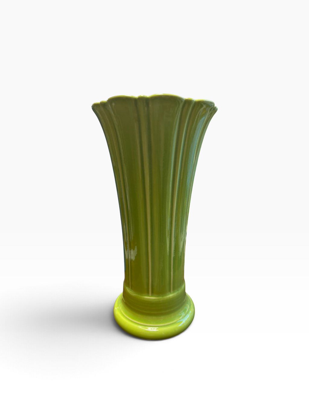 Fiesta Chartreuse Medium 9 5/8" Vase Medium Flared Vase