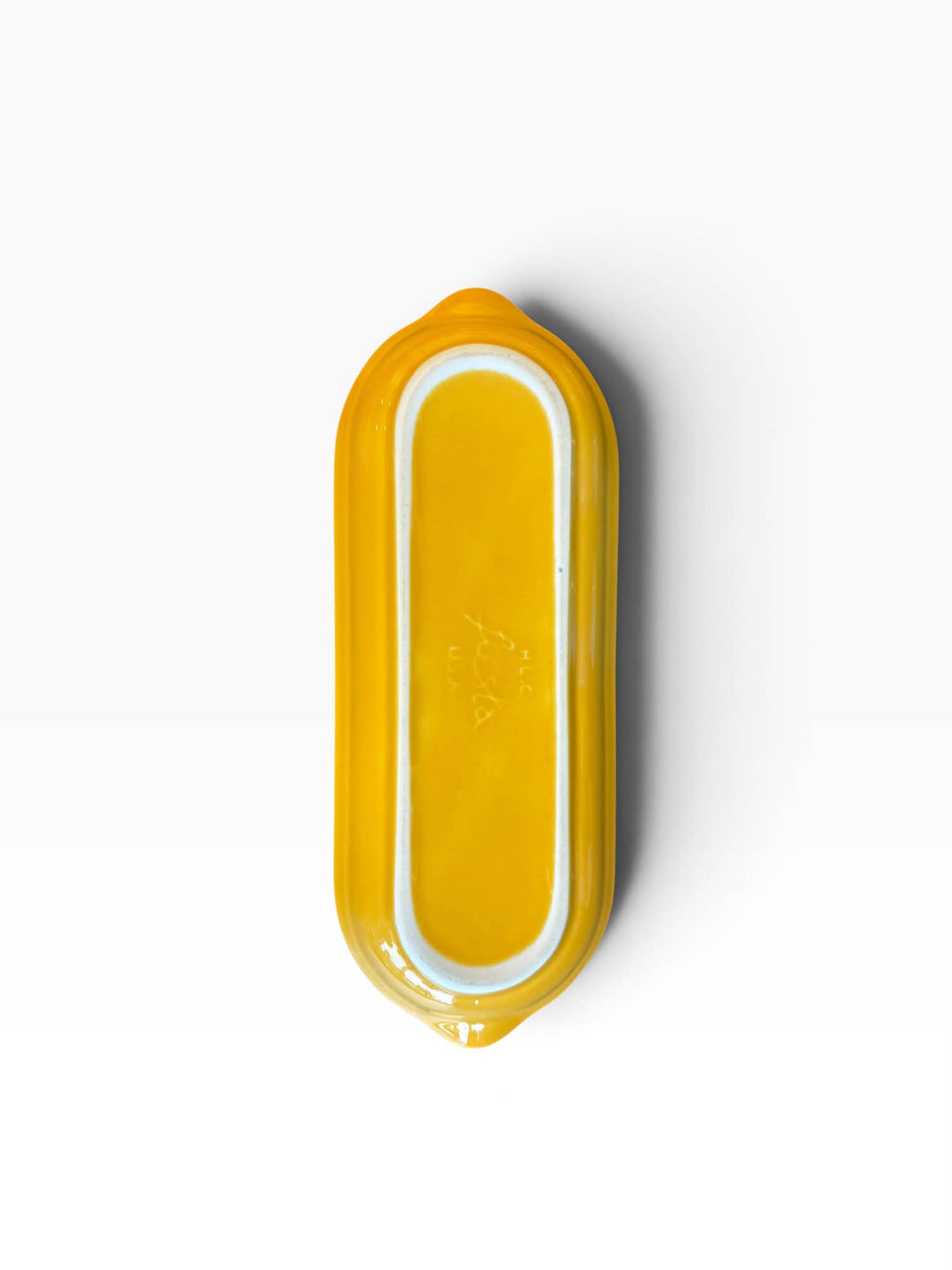 Fiesta Marigold Relish Utility Tray Corn on the Cob Corn Relish Tray