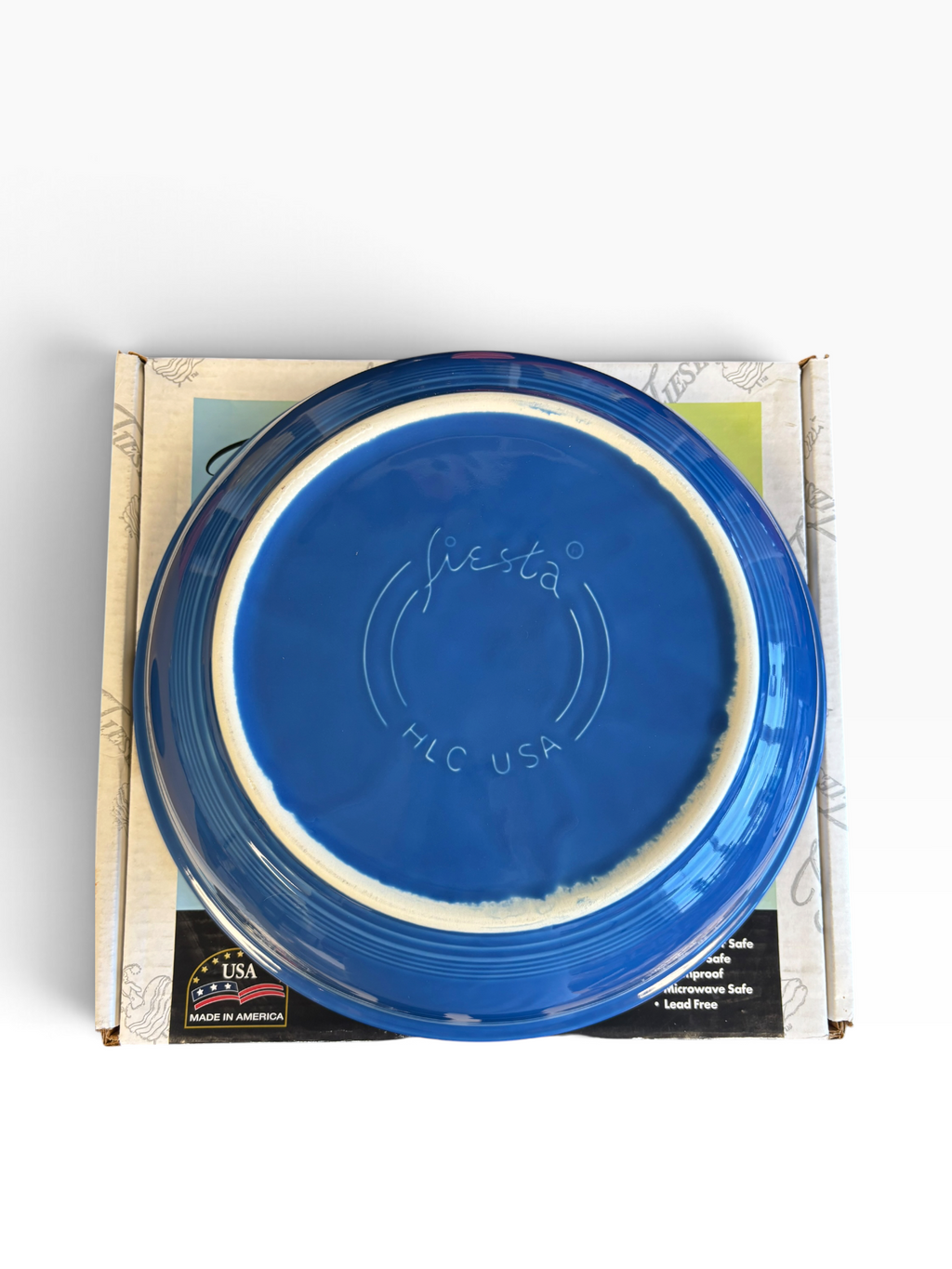 Fiesta Lapis Chip and Dip Set NIB 12 7/8"