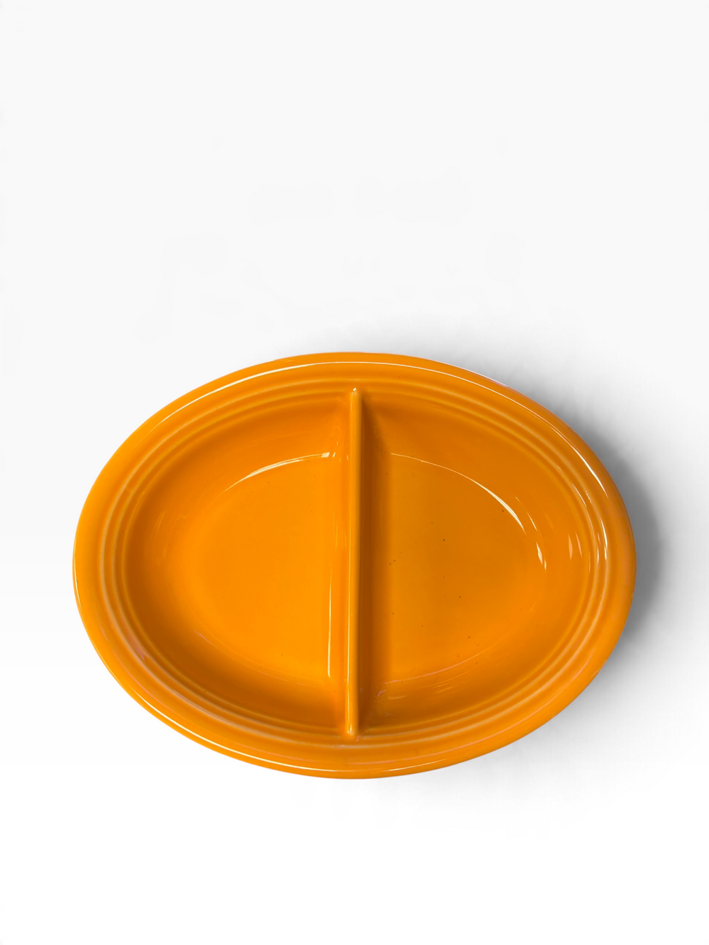 Fiesta Tangerine Divided Bowl 40 oz