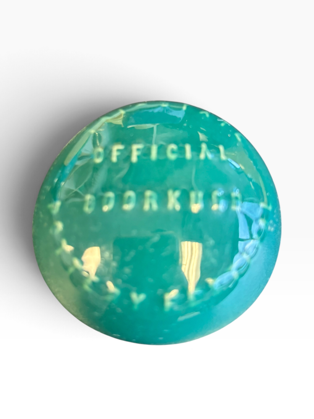 Tri-State Pottery Festival Official Doorknob in Fiesta Evergreen | HLC Toss Game