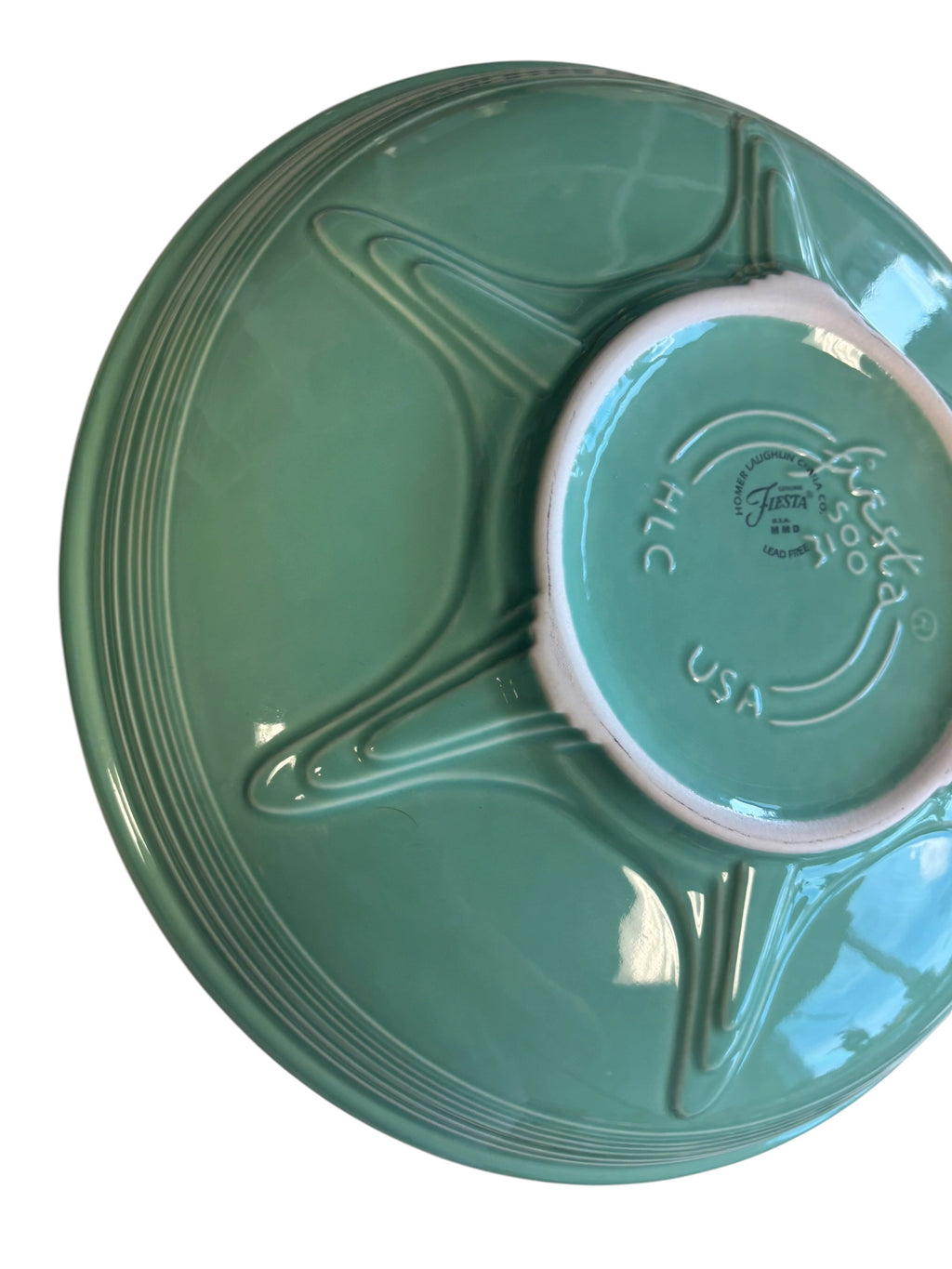 Fiesta Sea Mist Presentation Bowl NIB 11.5"