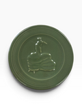 Fiesta Sage Dancing Lady Trivet 6" Retired Hot Plate